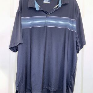Ben Hogan Dark Blue Polo Shirt with Stripes